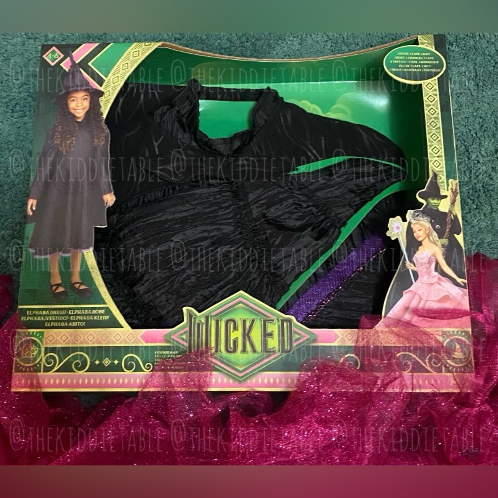 Wicked Elphaba 3 piece costume set size small